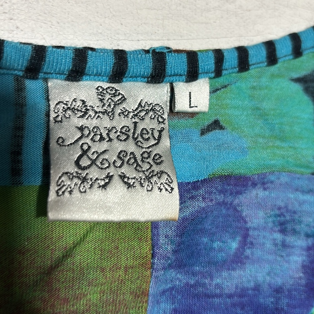 Sage Multicolor Patchwork Top Dress - image 3